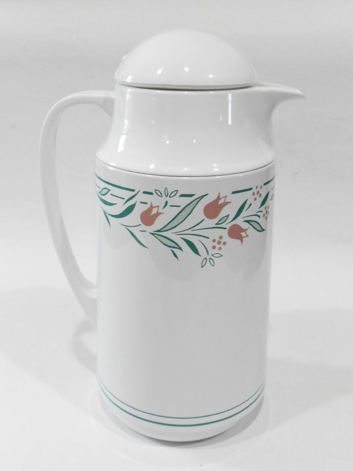 ❤️ NEW Corelle Corning ROSEMARIE 1-Qt Thermal SERVING CARAFE Hot Cold Coffee Tea