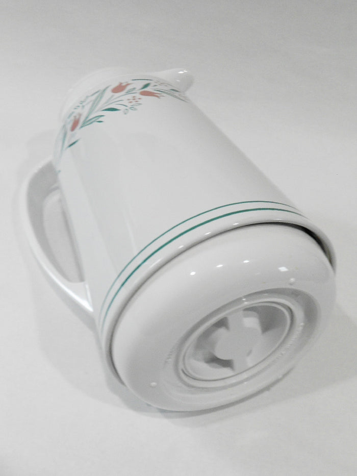 ❤️ NEW Corelle Corning ROSEMARIE 1-Qt Thermal SERVING CARAFE Hot Cold Coffee Tea