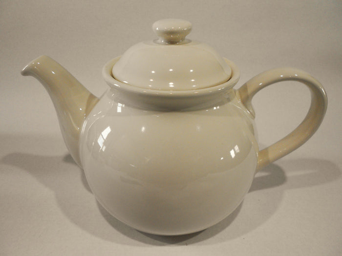 NEW Corelle SANDSTONE Beige 1 Qt. Stoneware TEAPOT Tea Pot 9.5" x 6.5"