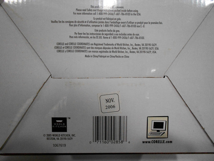 NEW Corelle SANDSTONE Beige 1 Qt. Stoneware TEAPOT Tea Pot 9.5" x 6.5"