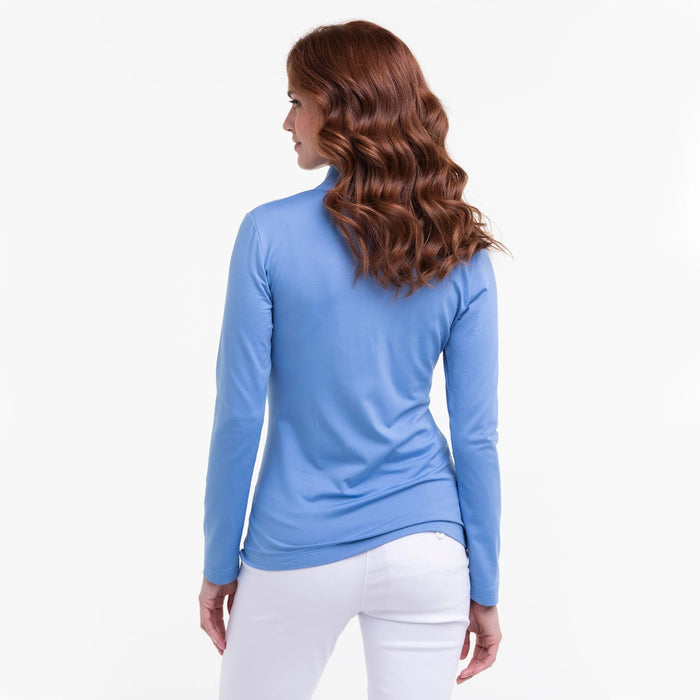 New EP NY Long Sleeve Crossover Collar Pullover - Open Air Multi MSP$120
