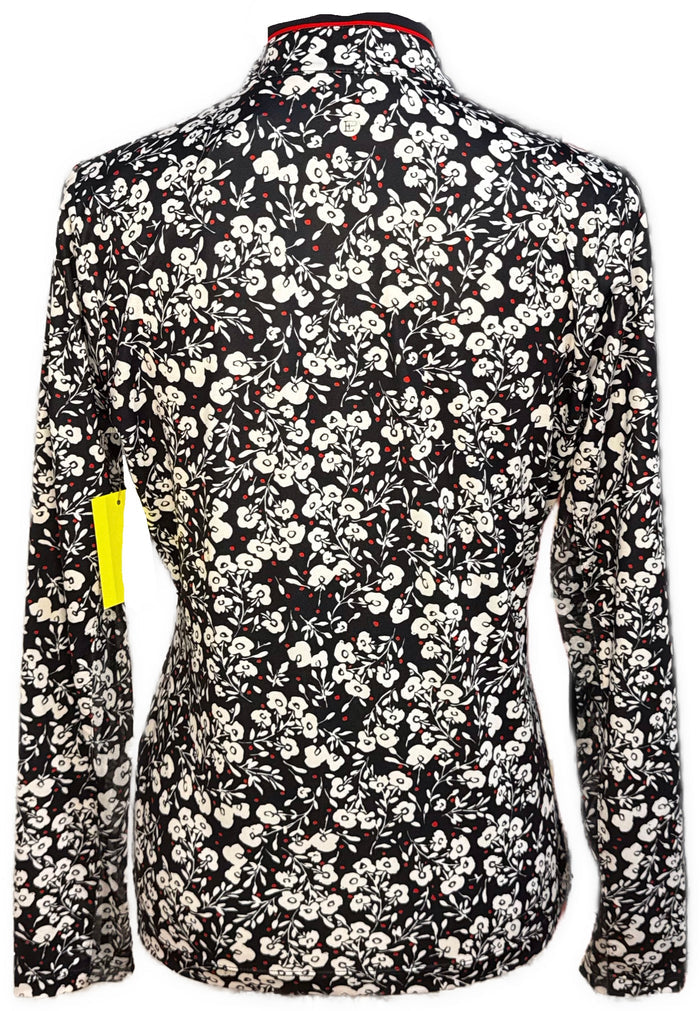 New EP NY Women's Vine Floral Print Pullover - Navy Multi Size M MSP$120