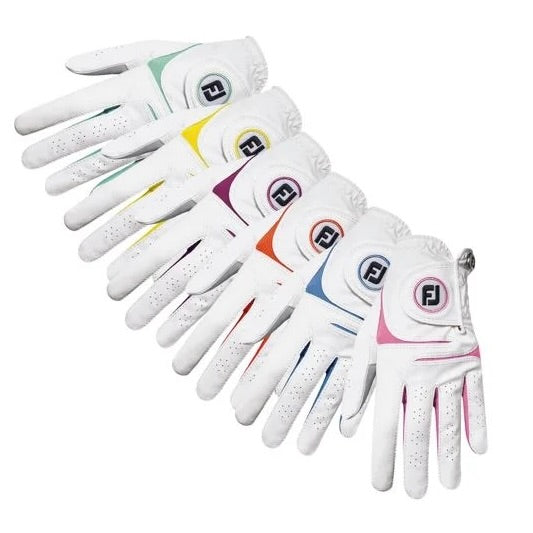 New Footjoy Women's White Weather Soft Glove - Left Hand