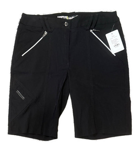 New Jamie Sadock Black 18" Golf Shorts Size 2 MSP$110