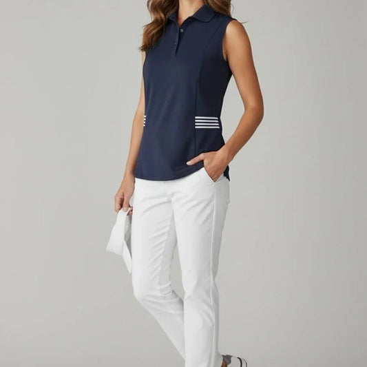 New Nivo Sport Abby Navy Sleeveless Size L MSP$55