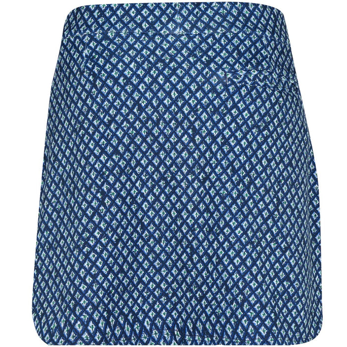 New Peter Millar Crown Sport Ocean Ikat Alice Petal Hem Skort Size L MSP$125