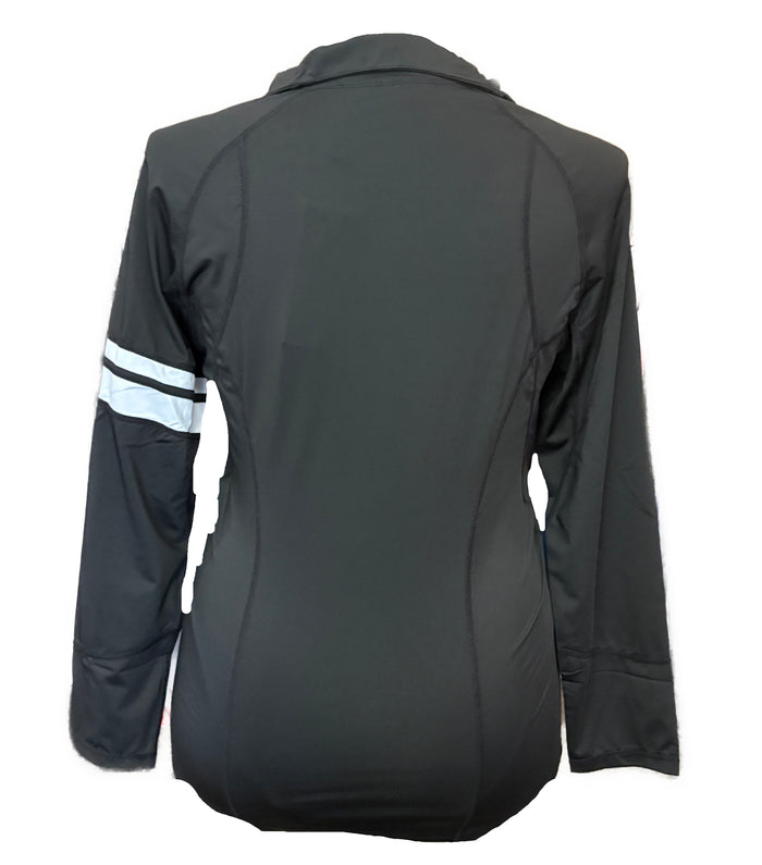 New Scratch Seventy Black Lindsay Long Sleeve Golf Top MSP$89