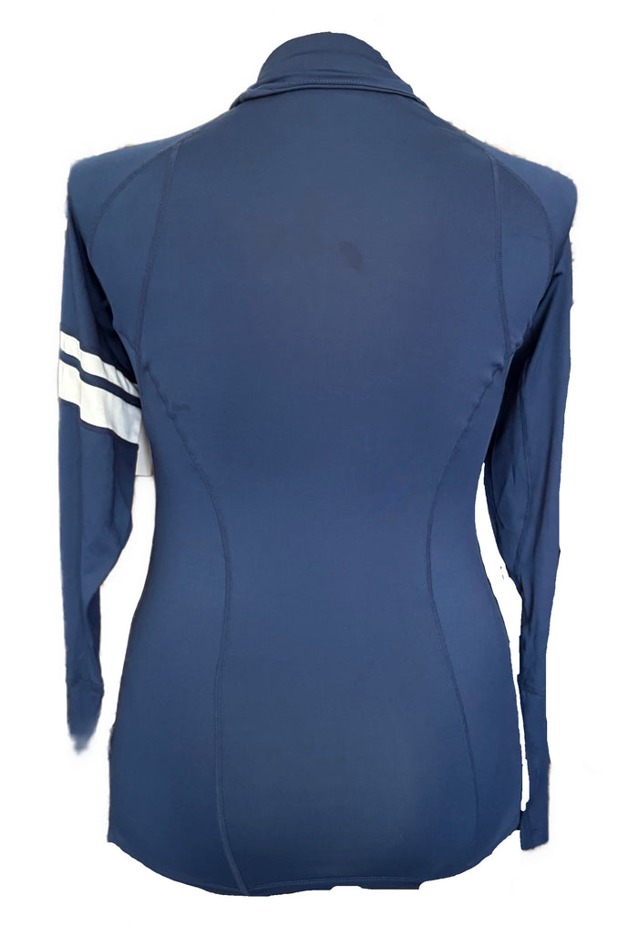 New Scratch Seventy Navy Shannon Long Sleeve Golf Top Size M MSP$89
