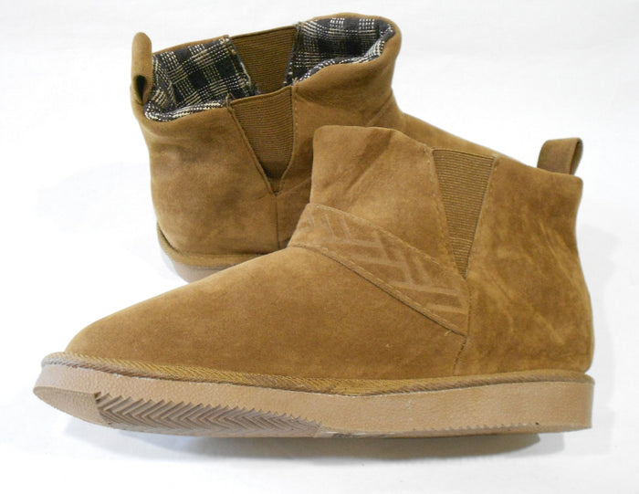❤️ NIB Womens Size 7 MUK LUKS Harlene LUK~EES BOOTS Ankle Booties CAMEL BROWN