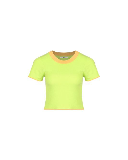 NIXON BABY TEE LIME