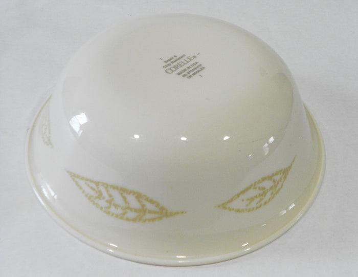 ❤️ NMC Corelle TEXTURED LEAVES 18-oz Soup CEREAL BOWL 6 1/4" Sandstone Tan Beige