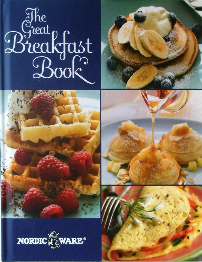 Nordicware GREAT BREAKFAST BOOK Hard Cover Cookbook EGGS PANCAKES WAFFLES DONUTS