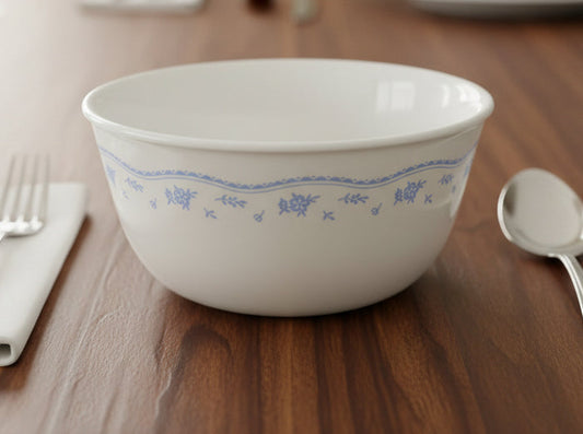 *NR Mint Corelle MORNING BLUE 28-oz Super SOUP BOWL 6.25" x 3" Delicate Floral