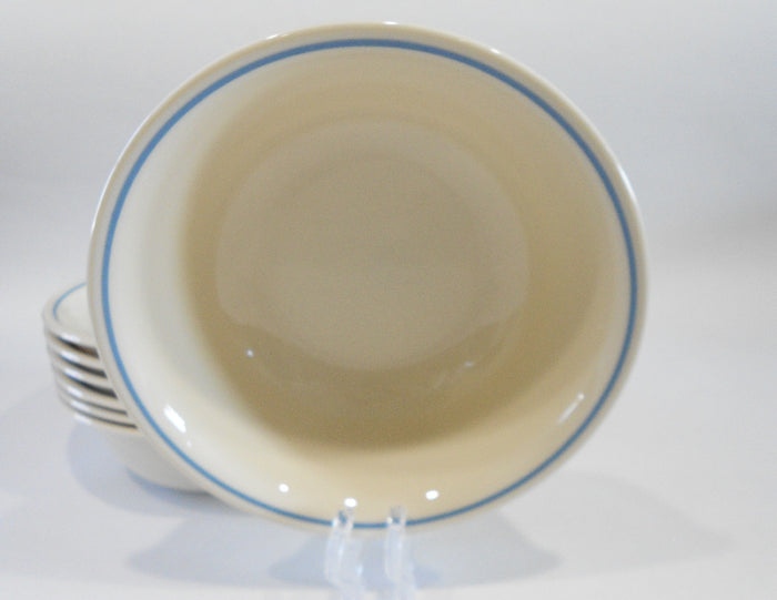 ❤️ NRM 1 Corelle FIRST of SPRING Sandstone 18-oz SOUP BOWL Cereal *Blue Rim