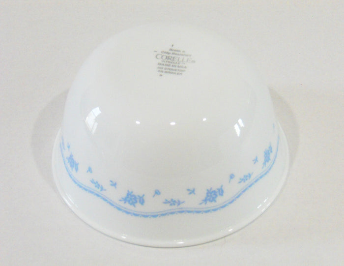 ❤️ NRM CORELLE Livingware MORNING BLUE 12-oz RICE BOWL Dessert Delicate Floral