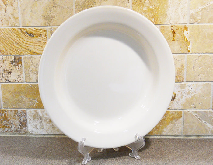 *NRM Corelle SANDSTONE 15-oz BOWL Flat Rim SOUP Plate PASTA Salad 8 1/2" Tan Beige
