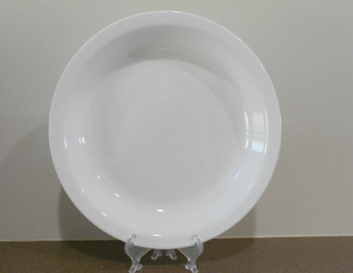 ❤️ NRM Corelle WINTER FROST WHITE 10.25" PIE PLATE Multi-Dish Flat Rim Just Dazzling