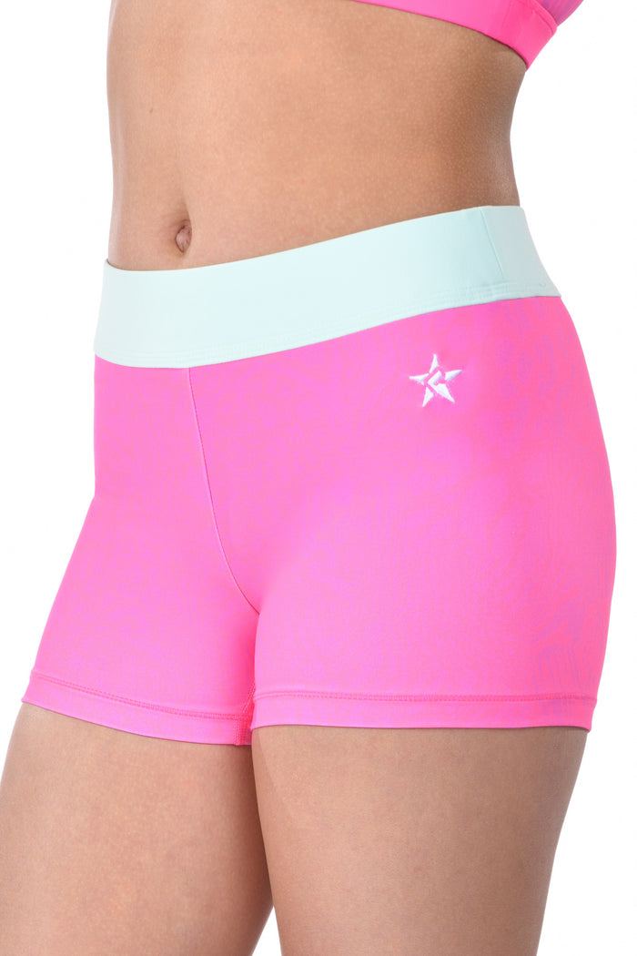 Oh So Sweet Compression Shorts in Electric Pink