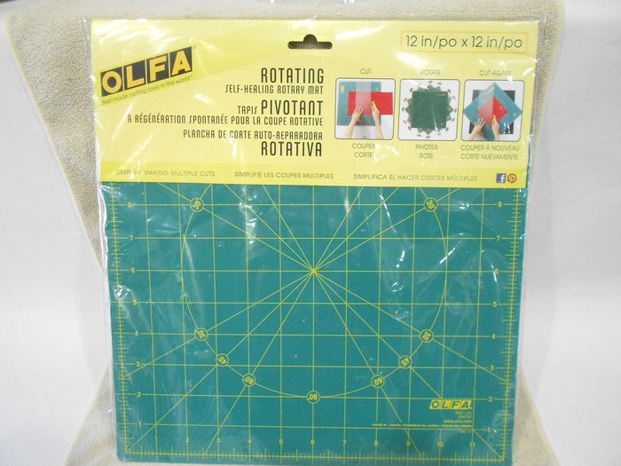 OLFA 12" Self-Healing ROTARY MAT Scrapbooking Quilting Craft Sewing Cut Shapes Angles
