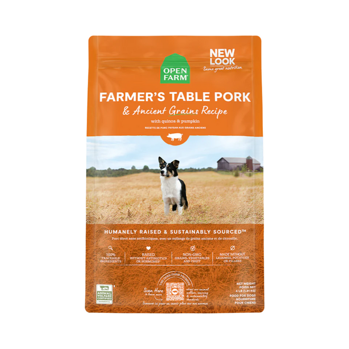 Open Farm Ancient Grains Pork Dry Dog Food