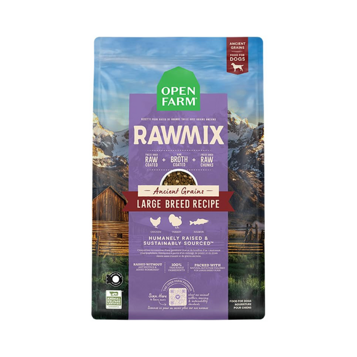 Open Farm Rawmix Ancient Grain Large Breed Dry Dog Food