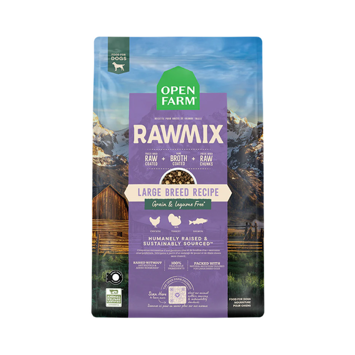 Open Farm Rawmix Grain Free Large Breed Dry Dog Food
