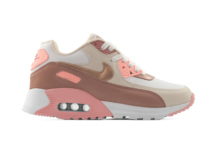 Paq 6 Pares Tenis Max 90 Beige Maquillaje 23/26.5