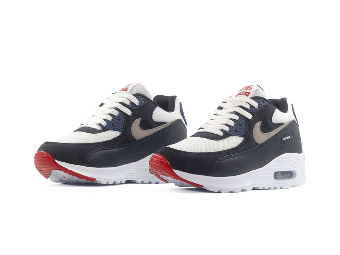 Paq 6 Pares Tenis Max 90 Marino Blanco 22/25.5