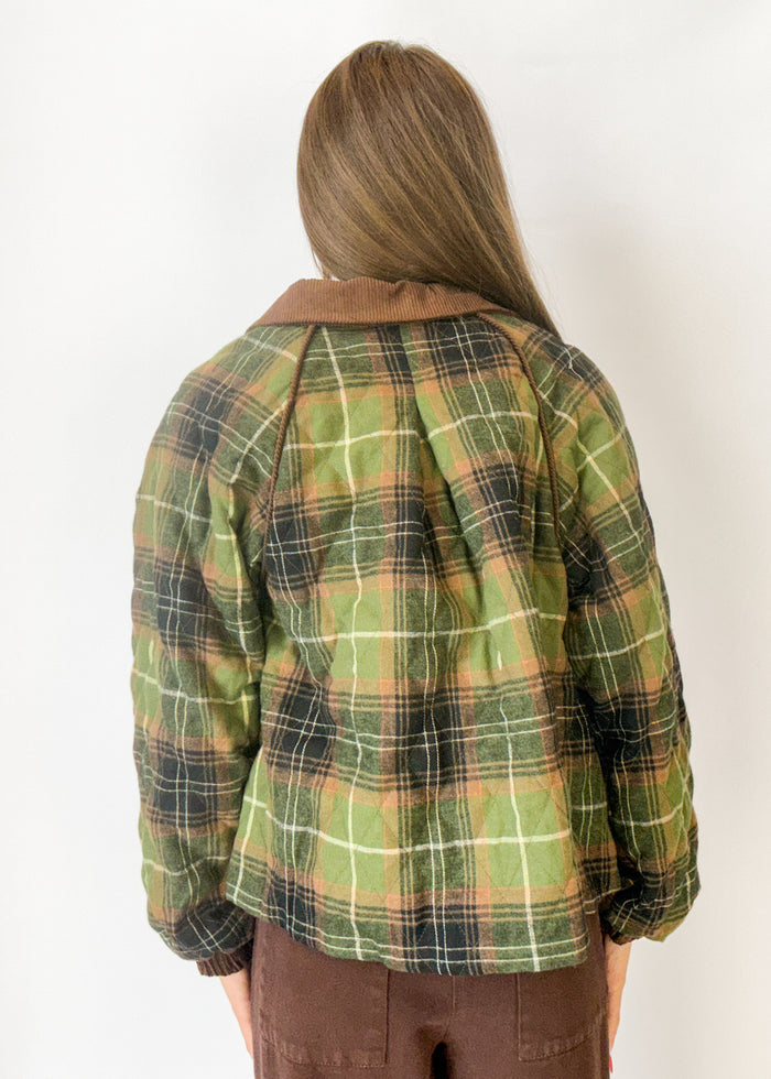 Parker Plaid Puffer Jacket