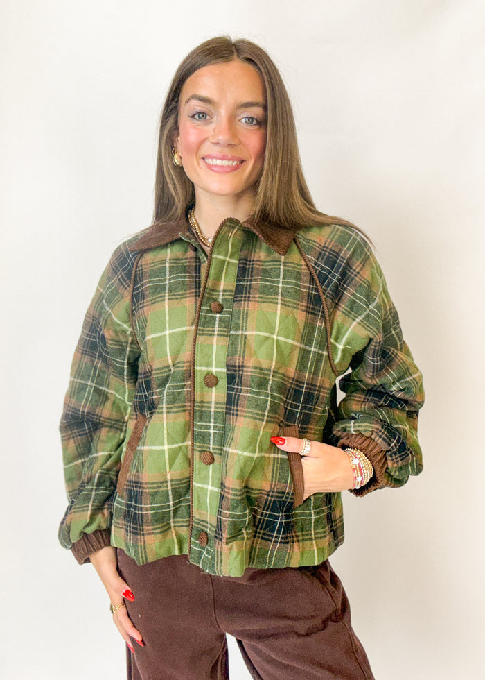 Parker Plaid Puffer Jacket