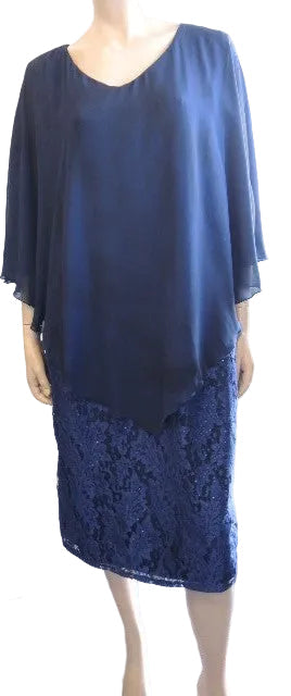Party Girl Chiffon Overlay Dress