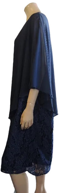 Party Girl Chiffon Overlay Dress