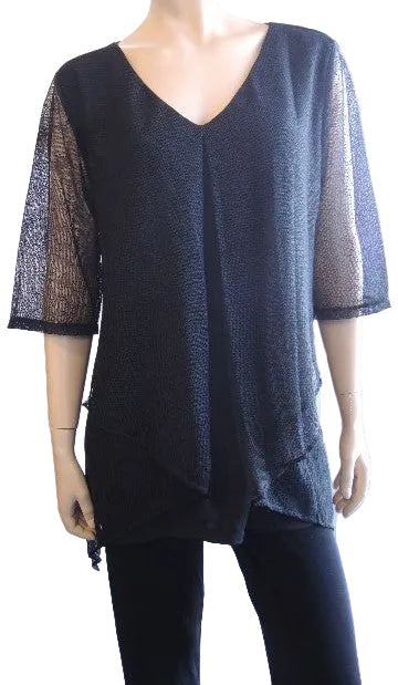 Party Girl Flattering Mesh Top