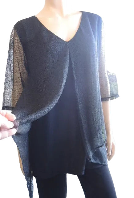 Party Girl Flattering Mesh Top