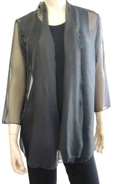 Party Girl Sheer Black Jacket