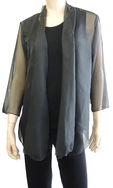 Party Girl Sheer Black Jacket