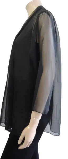 Party Girl Sheer Black Jacket