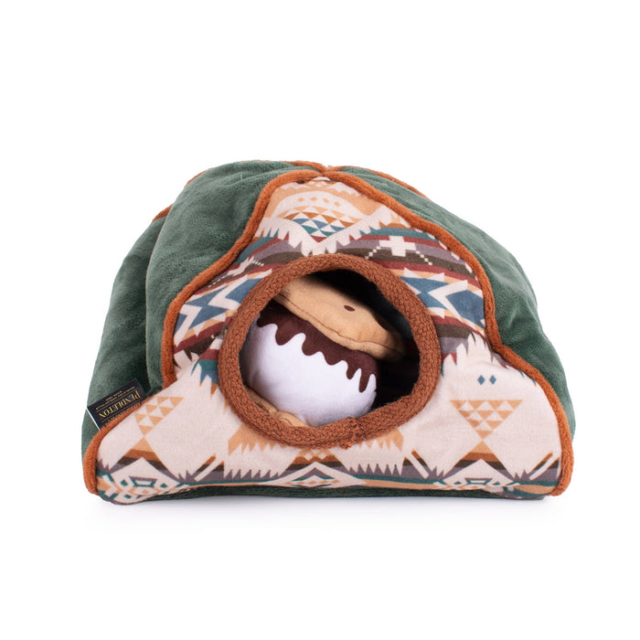 Pendleton Camp Discovery Tent Set Dog Toy