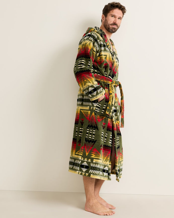 PENDLETON UNISEX COTTON TERRY VELOUR BATHROBE