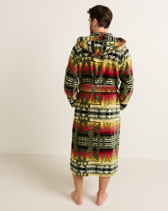 PENDLETON UNISEX COTTON TERRY VELOUR BATHROBE
