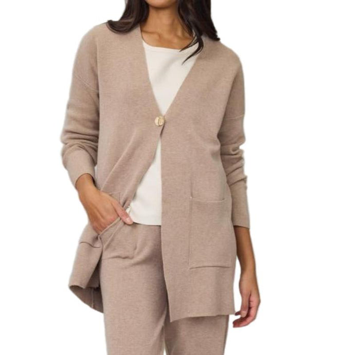 Pistache Knit Cardigan - Walnut