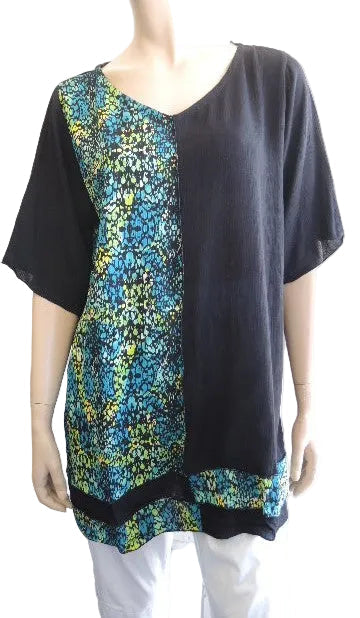Plusss Crinkle Rayon Top