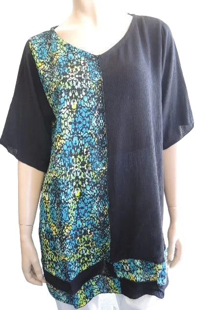 Plusss Crinkle Rayon Top