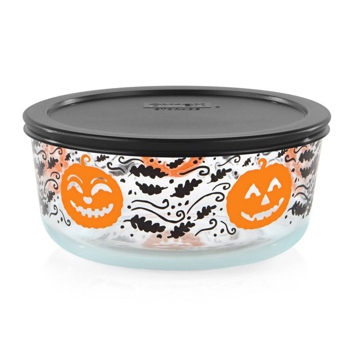 Pyrex 7 Cup HALLOWEEN Cats & Bats FIENDISH FRIENDS *or* Pumpkins JACK O LANTERN