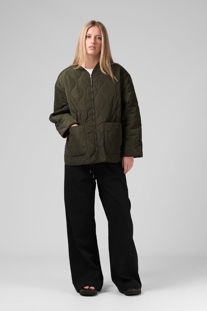 Quilted Jacket - Army