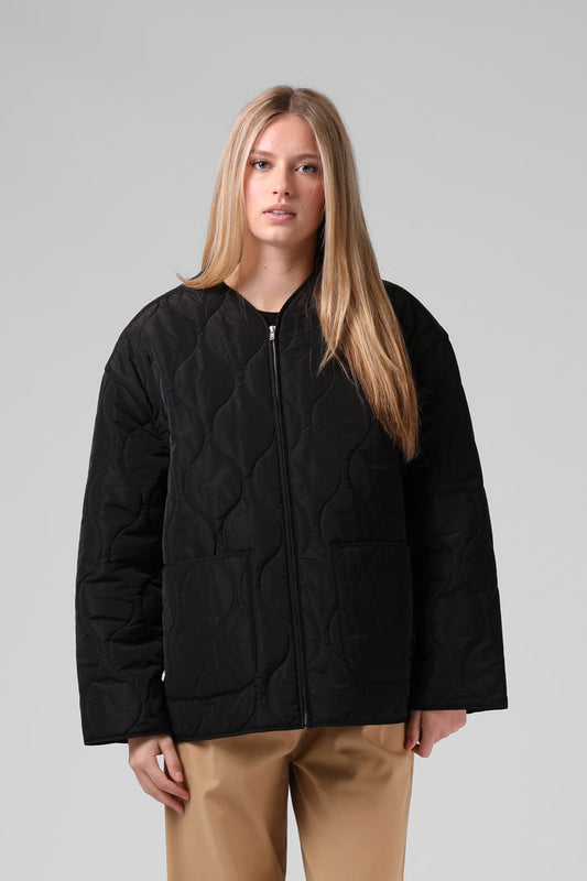 Quilted Jacket - Black