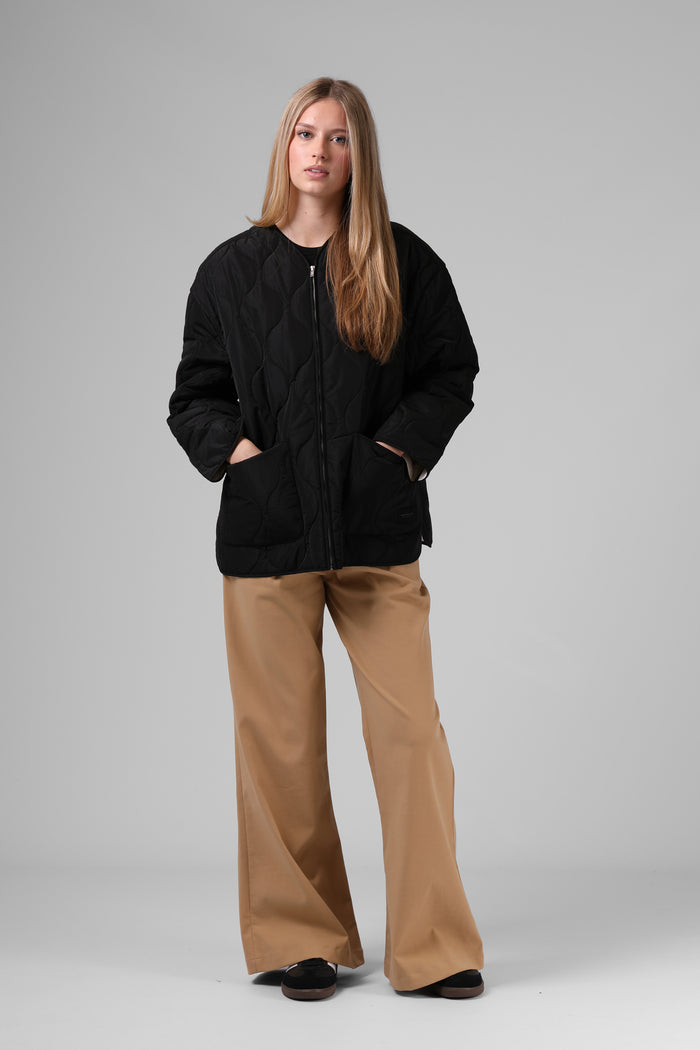 Quilted Jacket - Black