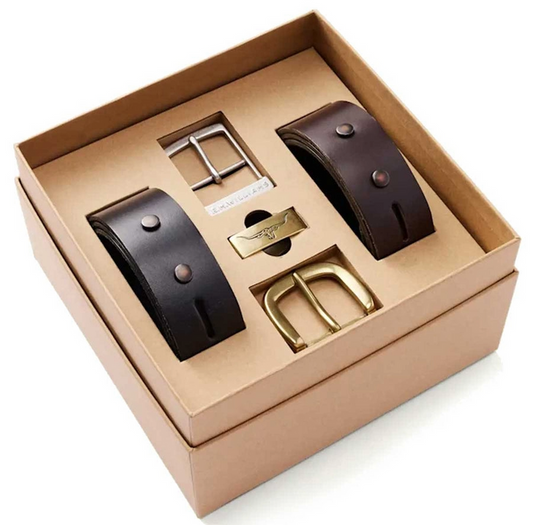 R M Williams 1.5" Belt Gift Set