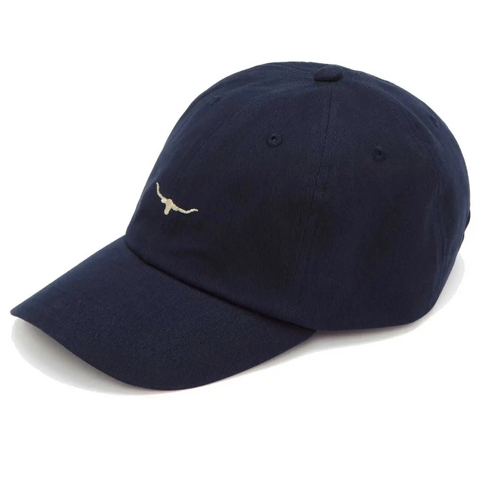 R M Williams Mini Longhorn Twill Cap - Navy