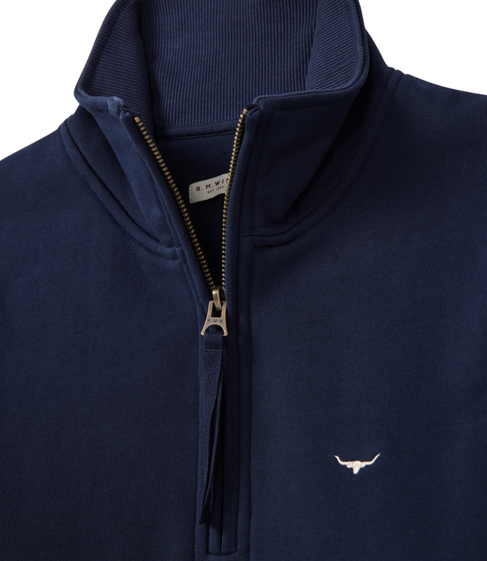 R M Williams Trickett 1/4 Zip Sweatshirt